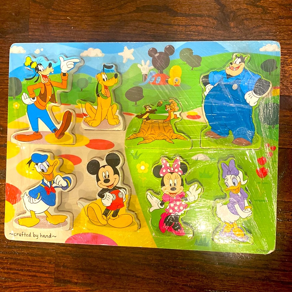 Melissa & Doug Mickey Mouse Clubhouse Wooden Figure Puzzle.
